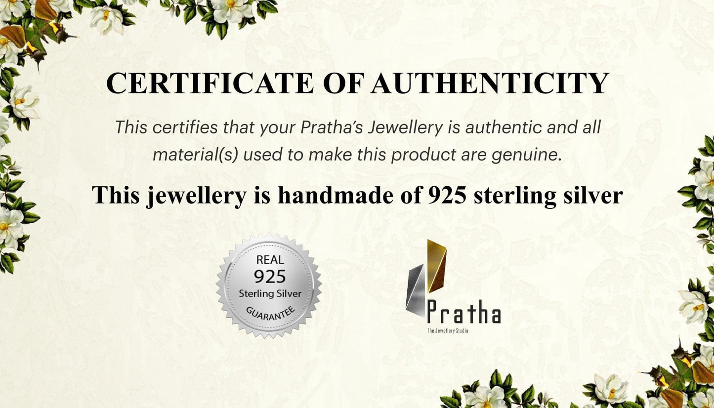 Blue Ring Pendant With Chain-3